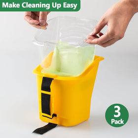 Voomey paint cup liners keep cups tidy during color changes.