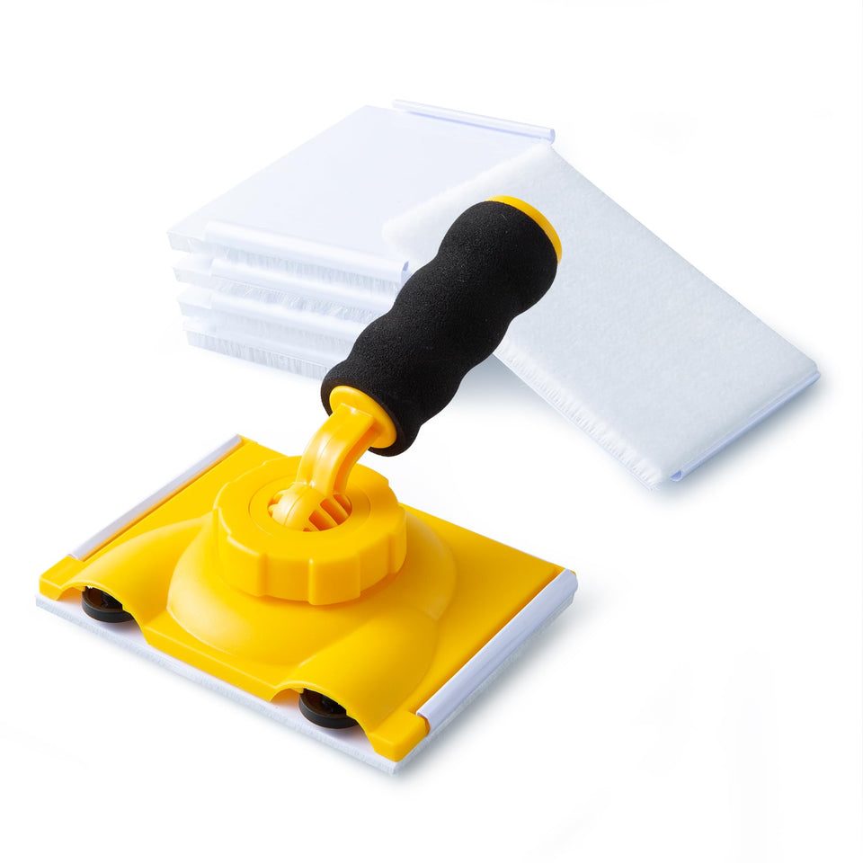 Voomey Paint Edger with 360° rotation handle for precise corner painting.