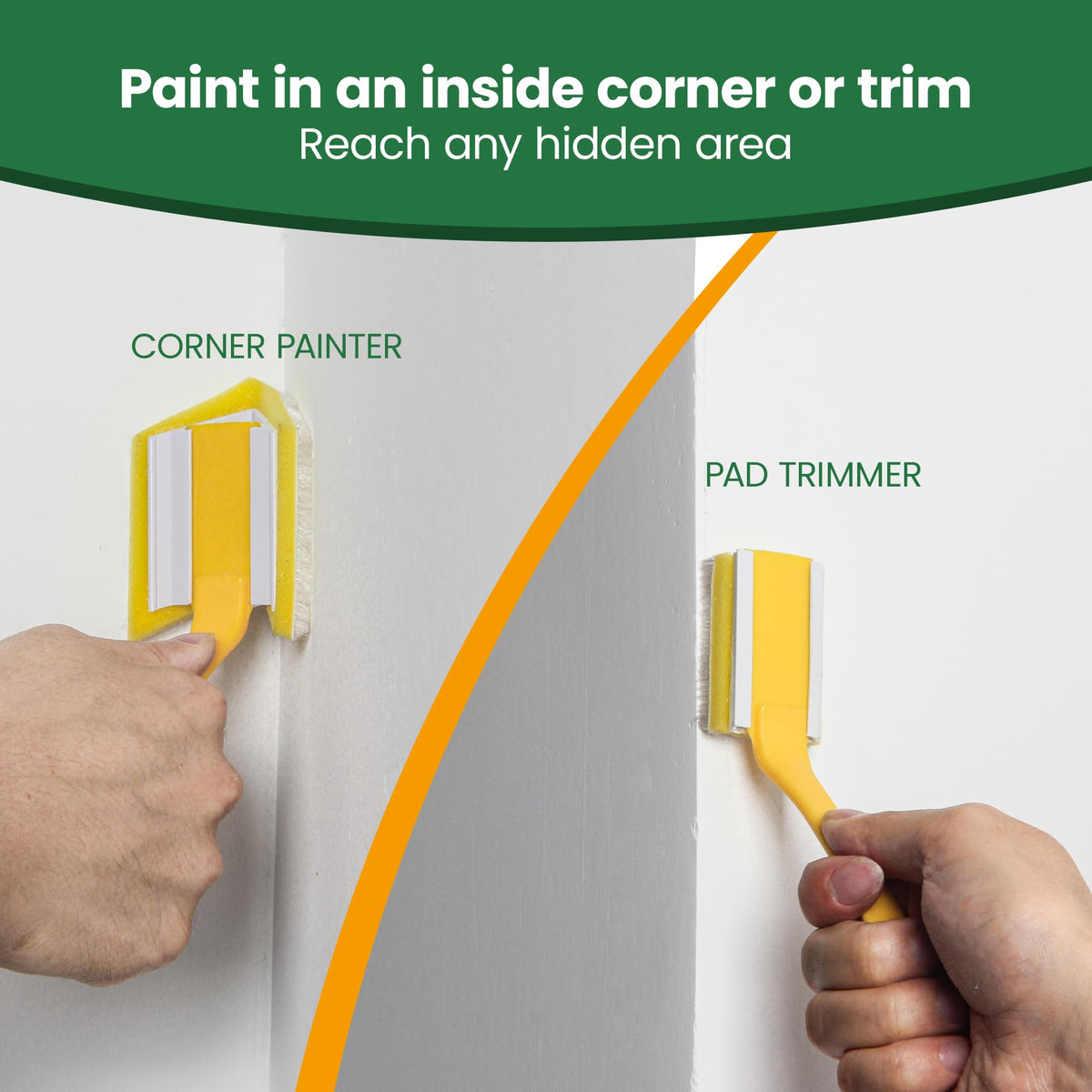 Voomey 9-inch paint tray keeps paint tidy and ready for use.