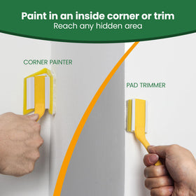 Voomey 9-inch paint tray keeps paint tidy and ready for use.