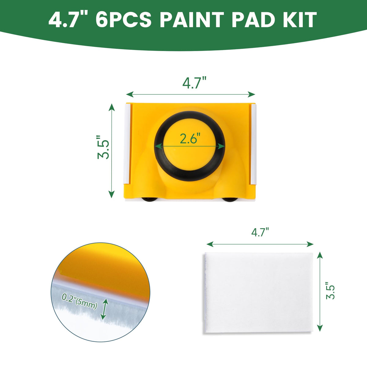 Voomey pro corner painting tip pad helps you reach tight corners