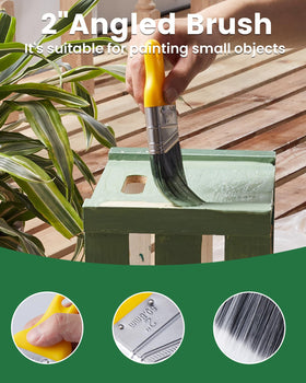 Voomey tray liners protect floors and simplify cleanup after painting.