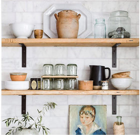 VOOVOO four-pack offers dependable DIY shelving for various rooms.