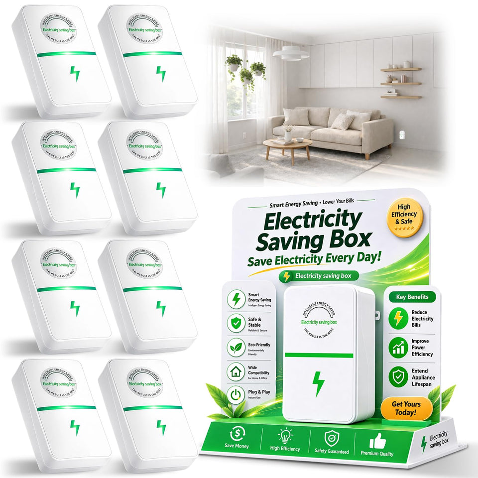 VOOYVEX Power Plug Pro Energy Saver plugged into outlet showing active energy saving