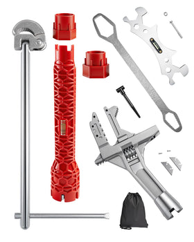 Vorhixa 6pcs professional-grade tool-kit for plumbing projects.