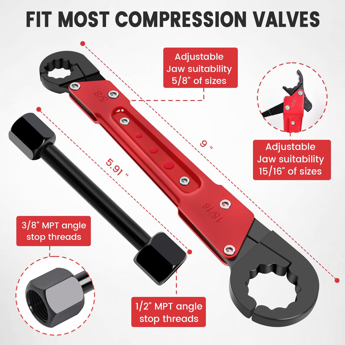 Vorhixa compression sleeve puller safely removing ferrules