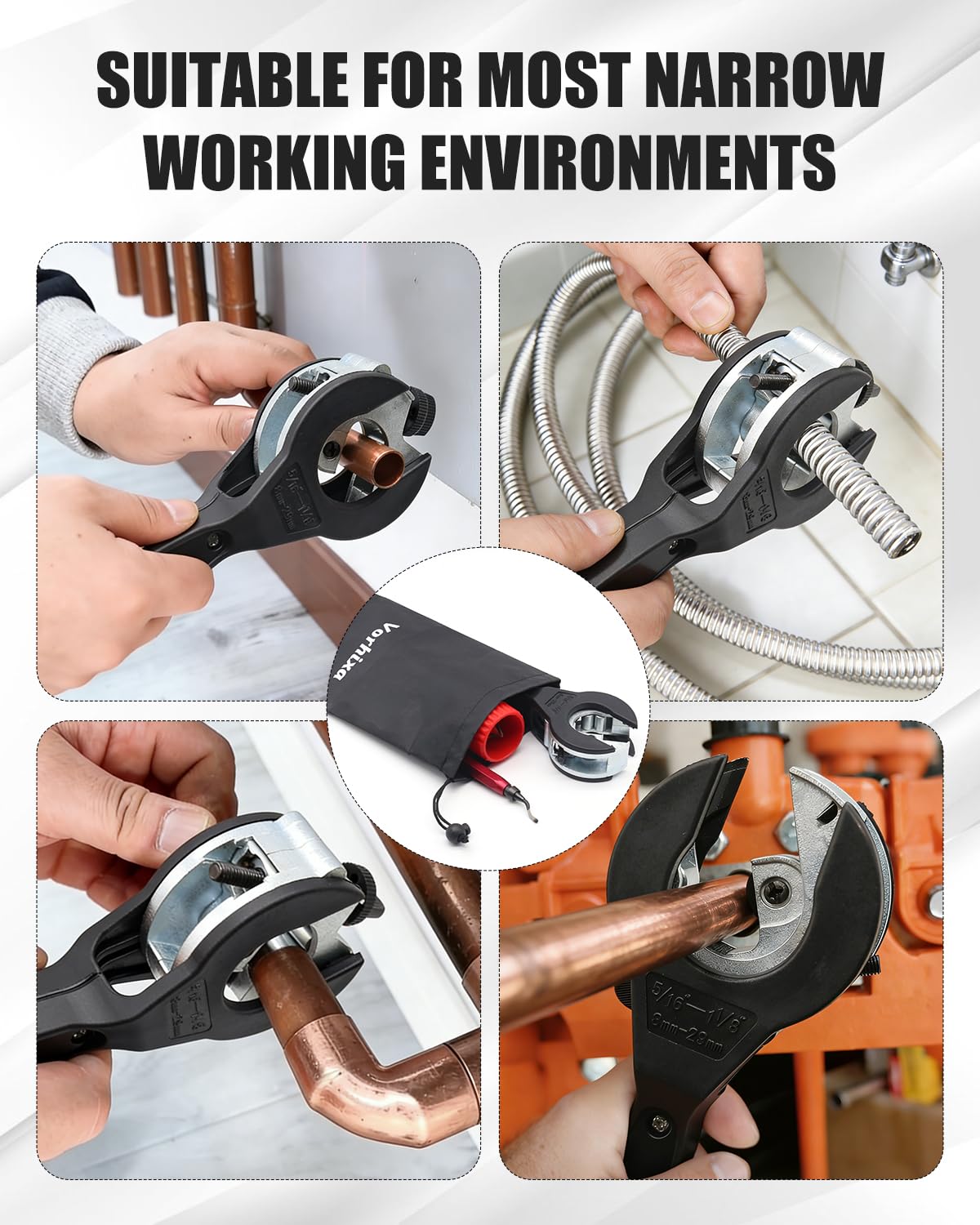 Vorhixa deburring tool and reamer enable smooth, leak-free finishes