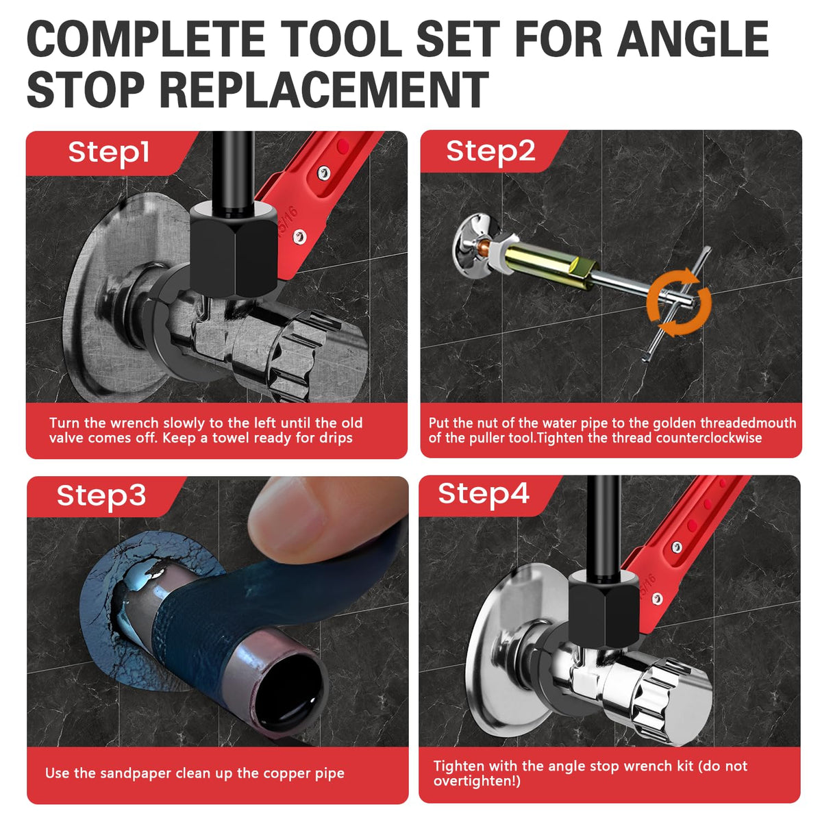 Vorhixa ferrule removal tool frees copper line leaks safely