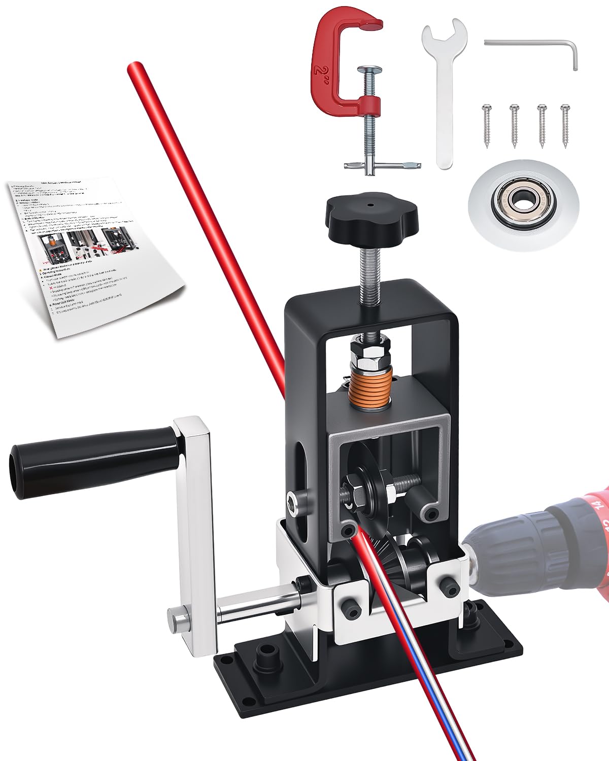 Vorhixa all-in-one wire stripper handles 0-06 to 1 inch wires for versatility