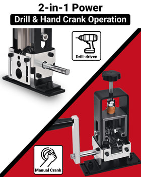 Vorhixa wire stripper with G-clamp fixation secures the tool during operation