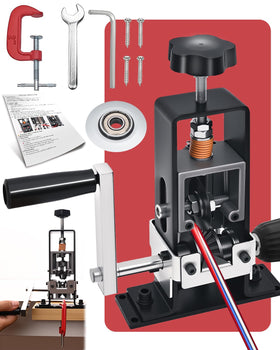 Vorhixa wire stripper machine in manual crank mode for precise DIY prep