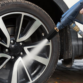 VORIGY Turbo Nozzle tackles stubborn grime on concrete and metal