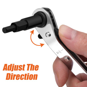 VORIGY pneumatic adjustable wrenches shown for versatile repairs.