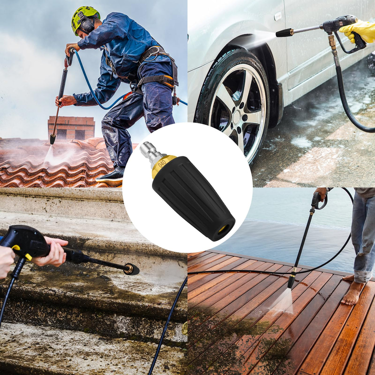 VORIGY Nozzle aids paint stripping and mud removal on heavy machinery