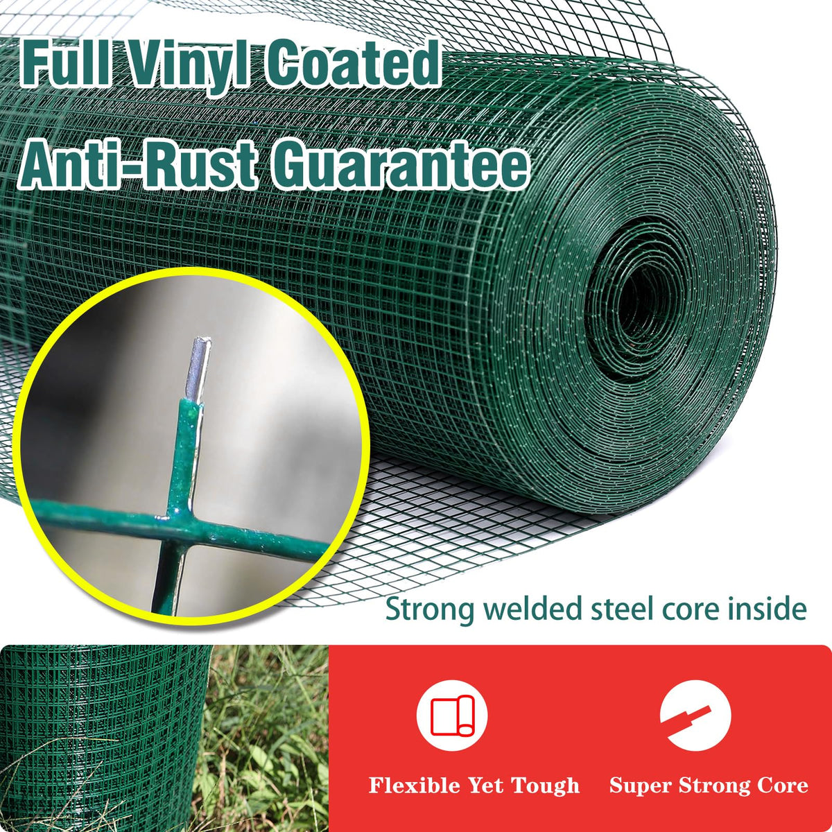 Vorlaxen outdoor fencing protecting young trees and shrubs with sturdy mesh