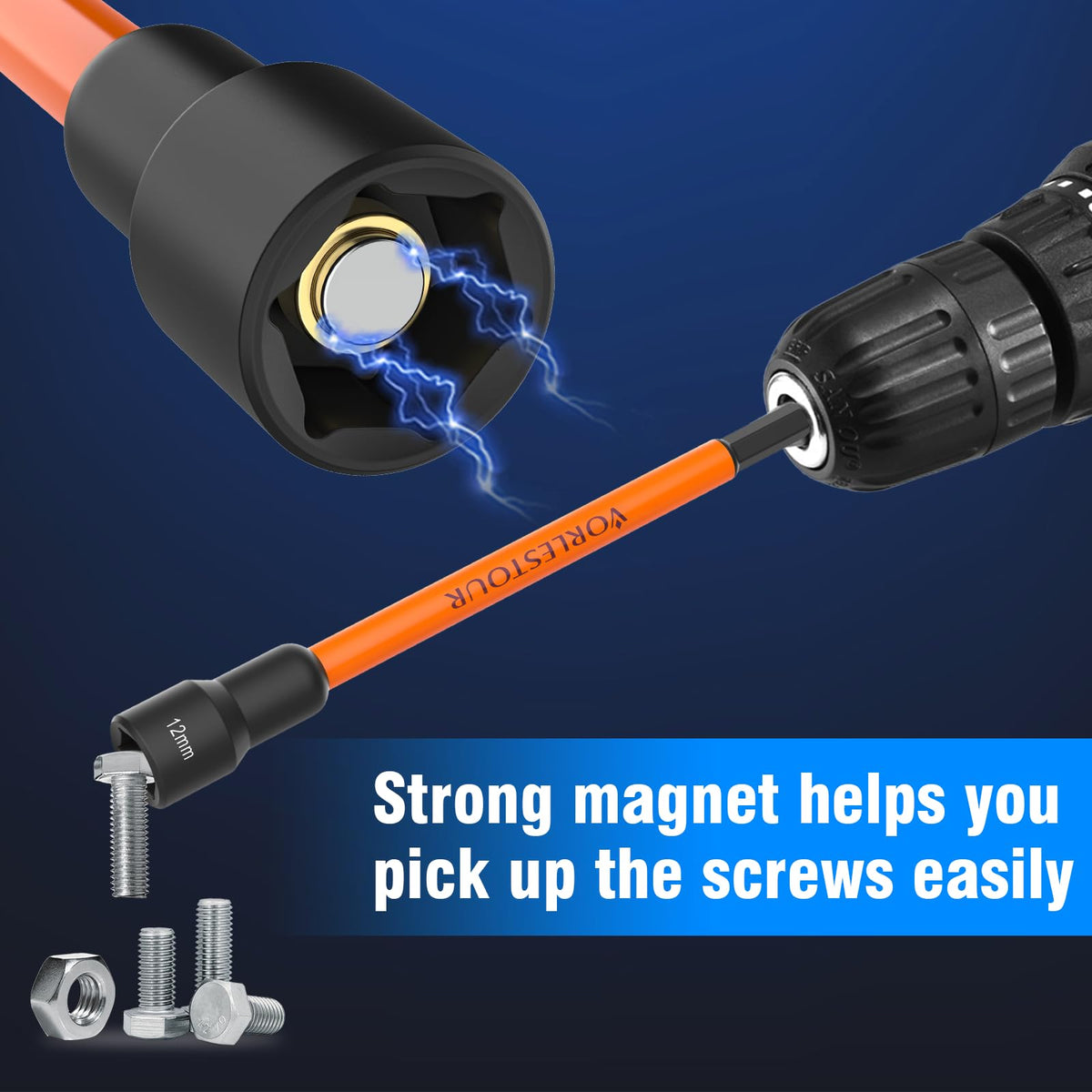 Vorlestour metric and SAE sizes for precise fastener fit