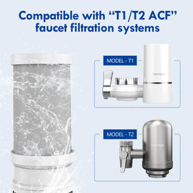 VORTOPT easy-install process: twist back cover and insert filter