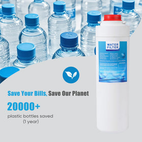 Vorynne Water Filter 4-Pack bottle station compatibility suggests seamless installation.