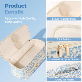 Dual-layer storage keeps styler, attachments, and cords organized in Voryssent bag.