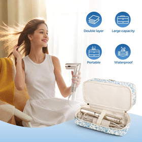 Lightweight case with sturdy handle for travel and home use by Voryssent.
