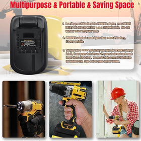 Vosaplk YMWLKJ exclusive step-down tech supports safe operation with DeWalt tools