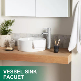 VOTON faucet includes hot and cold supply hoses