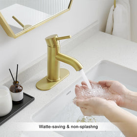 VOTON faucet in action with smooth water flow reveal.