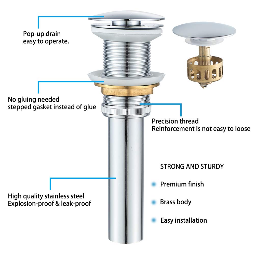 VOTON included gaskets and brass nut simplify installation