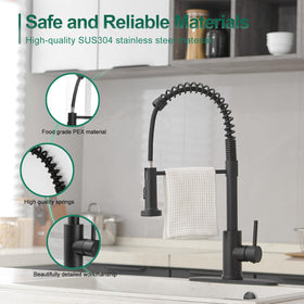 VOTON lead-free faucet with aerator and thermal-insulating head.