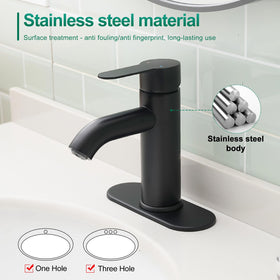 VOTON modern bathroom faucet close-up on sleek design