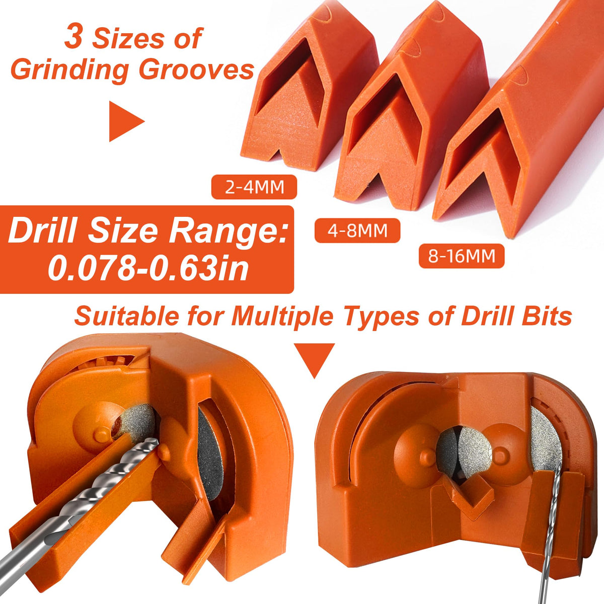 VOUSXLLEZ portable sharpener with stable bottom plate for safe use