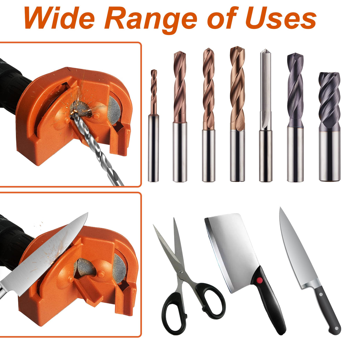 VOUSXLLEZ compact design fits in tool bags for on-site sharpening