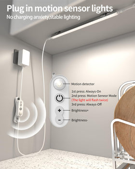 Vovamo 12-inch LED closet lights emit 6000K white light for bright, shadow-free mornings