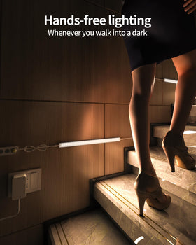 Vovamo kitchen and pantry lighting reduces shadows on sinks and counters