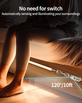 Vovamo slim-profile under-cabinet lights blend discreetly into décor