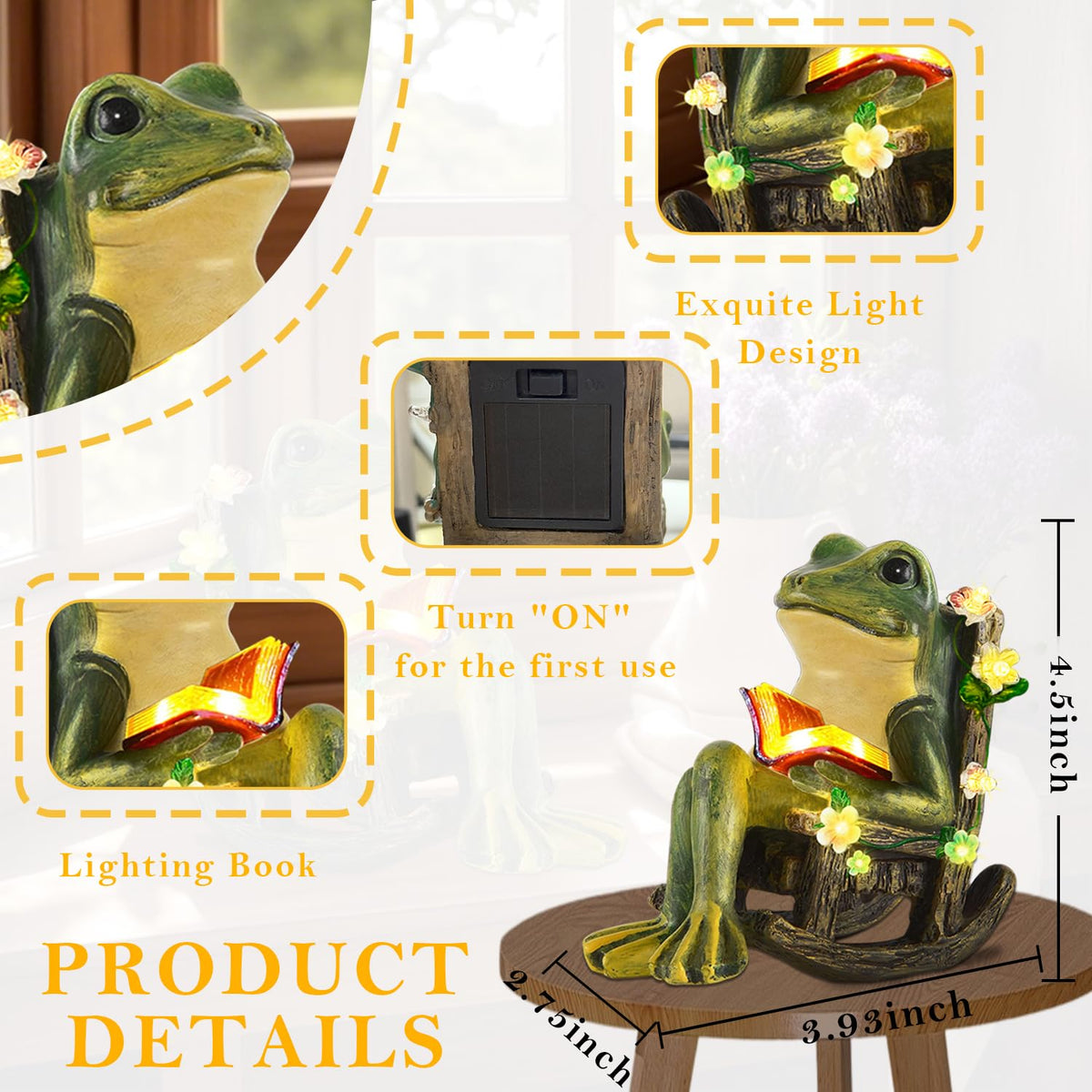 Vovkokc frog with succulents adds whimsical charm to balconies.