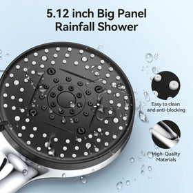 VOXON shower head ideal for pet bathing with adjustable pressure.