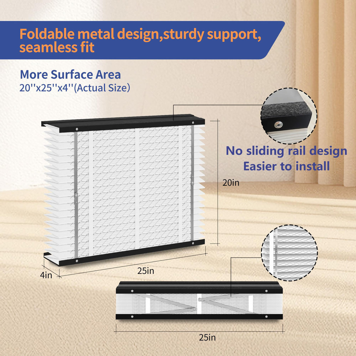 VOYAR 213 replacement filter easy install—no tools or screws required