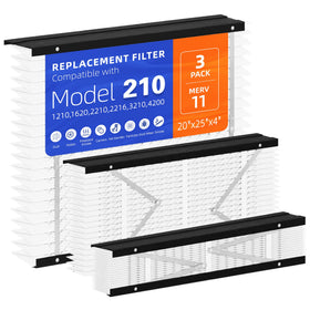 VOYAR 3-pack 210 replacement filter for AprilAire units, ready for standard installation