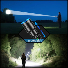 Voylite tactical flashlight with IP67 aluminum body for rugged environments.