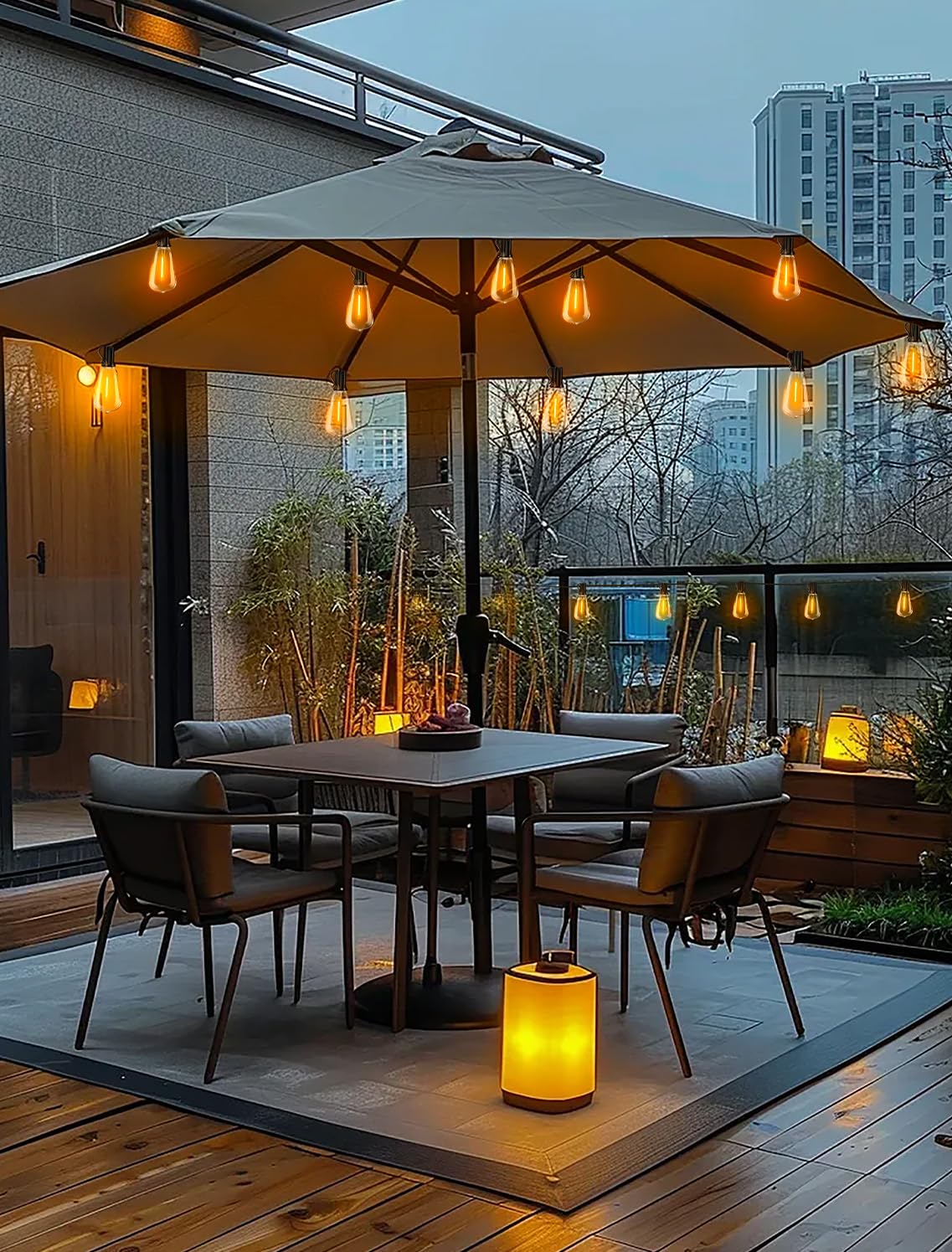 VOZUJI energy-saving LED lights reduce power use while maintaining brightness