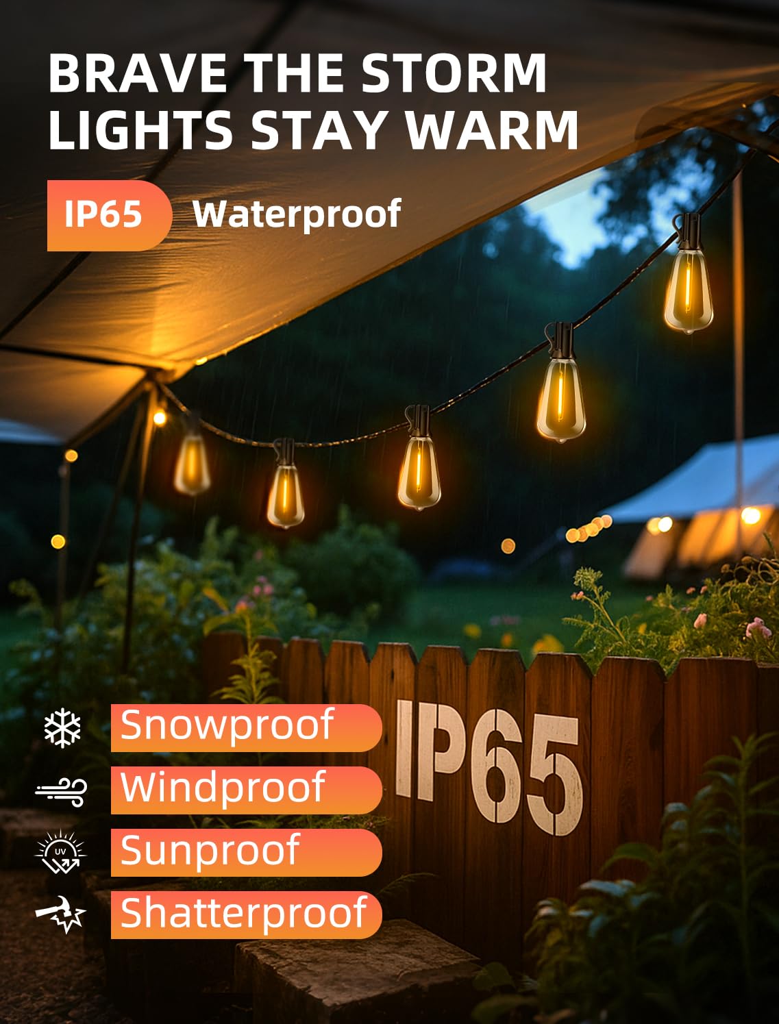 VOZUJI shatterproof LED bulbs withstand outdoor wear and tear