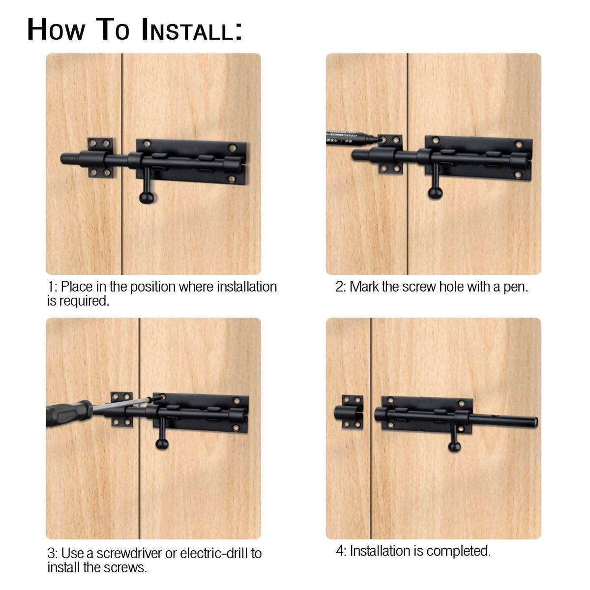 V·RESOURCING latch bolt detail highlighting robust construction.