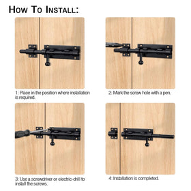 V·RESOURCING latch bolt detail highlighting robust construction.