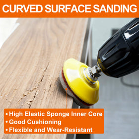 VRKET sponge sanding disc 400 grit for intermediate finishing.
