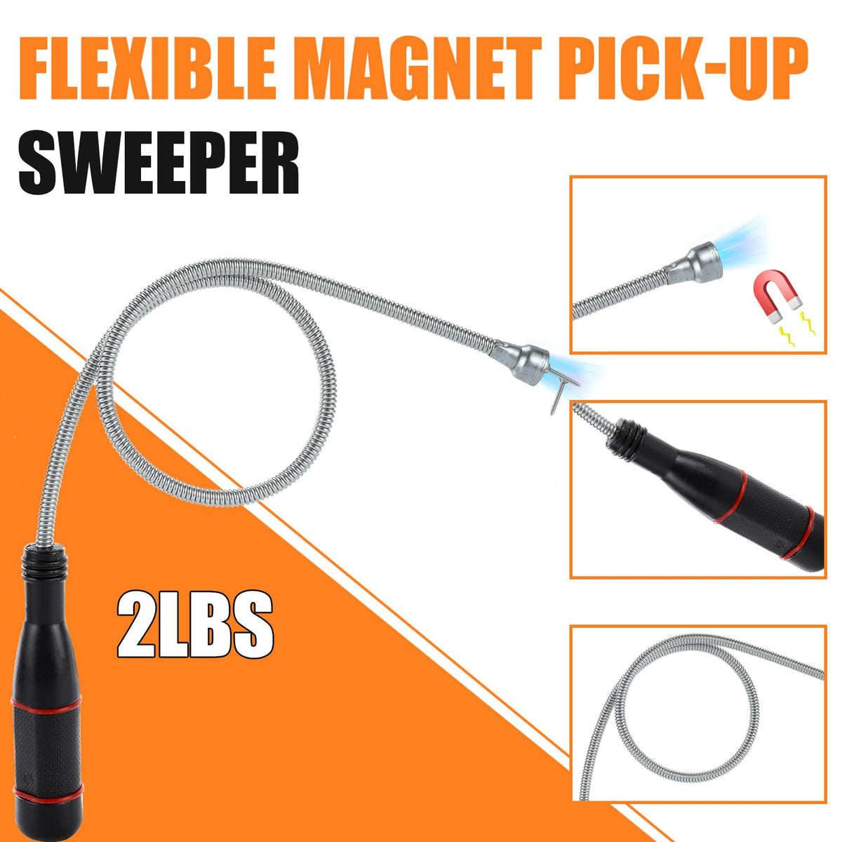 VSKIZ cushion grip handle keeps a comfortable secure hold.