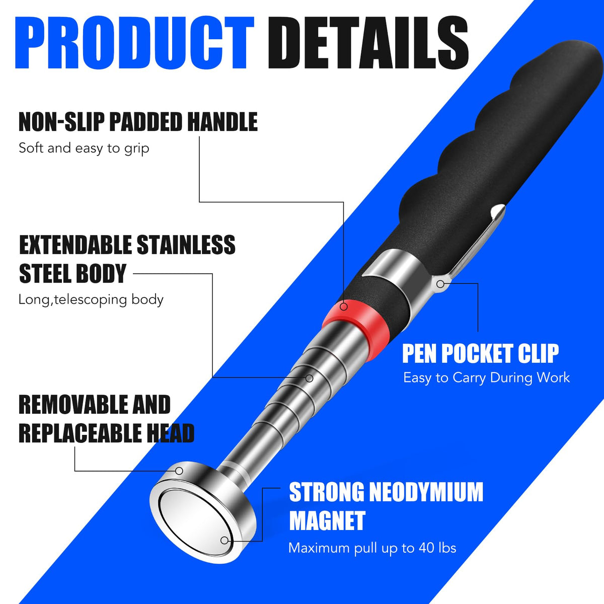 VSKIZ rust-resistant stainless steel tubes ensure long-lasting durability