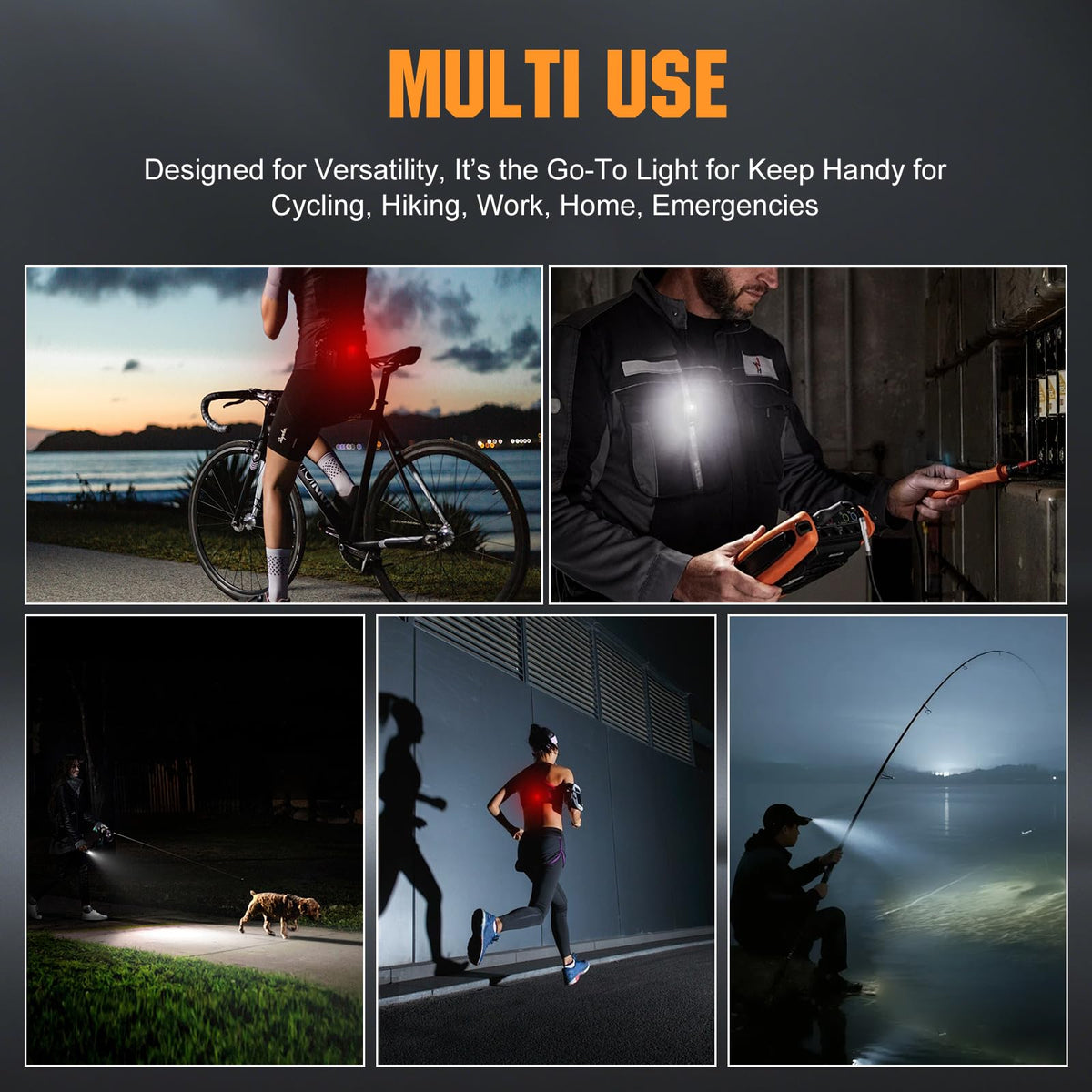 VTIGER C1 LumiCube IPX6 waterproof and rugged design