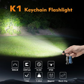 VTIGER K1 USB-C charging port featured for convenient on-the-go recharging.