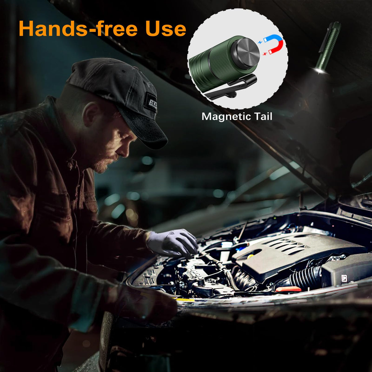 VTIGER T1A tail switch enables fast brightness changes